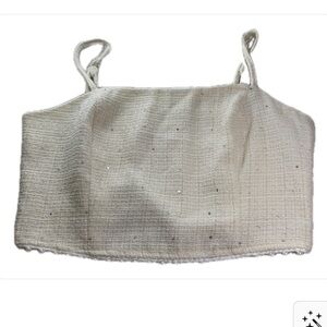 Lush Cream Fabric with Label Detail